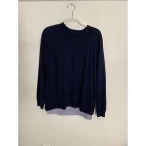 Tibi‎ Merino Wool Crew Neck Sweater
